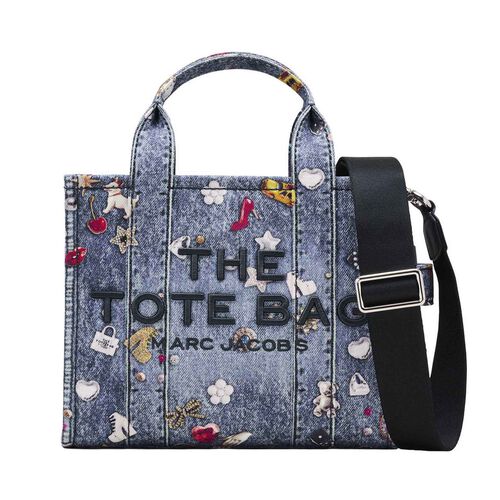 MARC JACOBS The Trompe Loeil Trinket Canvas Small Tote